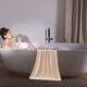 thumbnail image 4 of Toalla de baño de terciopelo y piña | Toalla de spa de secado rápido y absorbente suave para salón de playa de gimnasio en casa | Poliéster grueso | Sin pelusa | 1 paquete | 27.56x55.19 pulgadas, 4 of 6