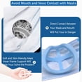 thumbnail image 5 of 1PC Reusable 3D Mask Bracket, Silicone Face Mask Inner Support Frame, Lipstick Protection Stand, Enhance Breathing Space For Nose And Mouth, 5 of 5