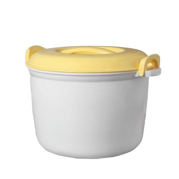 Portable Microwave Oven Rice Cooker Multifunctional Steamer 2800Ml Insulation Lunch Box Steaming Utensils for Microwave