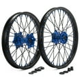 thumbnail image 3 of 21/19 Dirt Wheel Rim Blue Hub Set for Yamaha YZ250F YZ450F YZ 250 450 F 2009-2013 2010 2012, 3 of 4