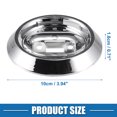 thumbnail image 4 of Unique Bargains Car Dome Light Base Lens Lamp Cover Car Interior Light Lens for Chevy Camaro 1970-1981 Silver Tone, 4 of 7