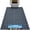 Grey Stripe Black Paw, variant on Jumbo Cat Litter Box Mat, Waterproof Urine-Proof, Absorbent, Machine Washable, Contains Mess, Soft on Paws, Kitten Supplies 29x44, Light Grey