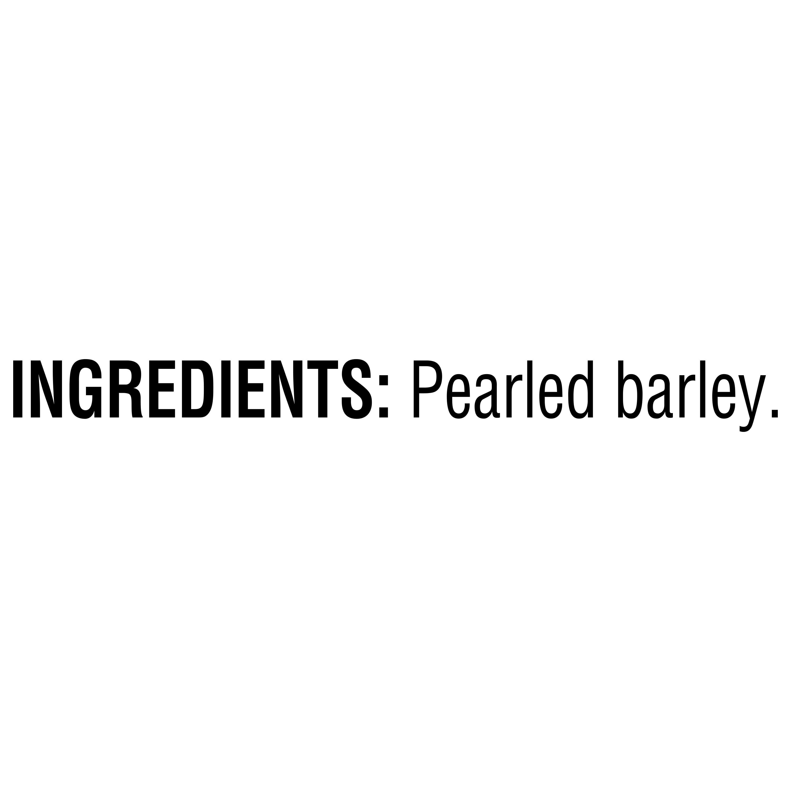 Quaker Quick Pearled Barley, 11 oz, Single Pack, Low Fat, Sodium Free