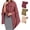 Red, variant on Heated Blanket Shawl Wrap,Portable Wearable Heated Shawl Rechargeable Electric Blanket Throw,Rapid Warm Wearable Electric Shawl,for Neck & Shoulder
