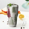 thumbnail image 3 of 30oz Multicolor Christmas Tree Pattern Tumblers Stainless Steel Tumbler with Lid and Straw,Vacuum Insulated Double Wall Travel Tumbler Cups Mug with Cleaning Brush for Coffee,Tea, 3 of 7