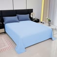thumbnail image 5 of PATLOLLAV 1Pc Solid Color Flat Sheet, Twin Size, Soft Breathable Microfiber Top Sheet for Home, Hotel, 5 of 6