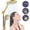 Brushed Gold, variant on JONKEAN Modern Dual Shower Head with Handheld Spray, 7.5 Inch Rainfall & 9-Mode Hand Shower, 78-Inch Hose,Brushed Nickel