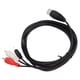 thumbnail image 4 of Cable DIN macho de 8 pines a 2 RCA de 3,5 mm Bling Bling adaptador de sonido 5,9 pies, 4 of 12