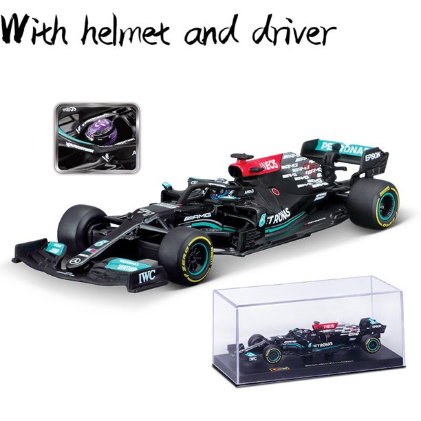 Bburago 1:43 2019 2021 Mercedes F1 W10 W12 Performance #44 Hamilton #77 Bottas Aleación de lujo vehículo fundido a presión coches modelo de juguete regalo Fivean unisex