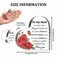 thumbnail image 2 of Sympathy Memorial Bereavement Gifts, 4 x 4 inches Acrylic Heart Keepsake Ornament, Gift for Loss of Loved One Desk Decor, Gift for Women Men Family and Friends, 2 of 4