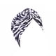 thumbnail image 5 of Qarigey Turbante africano nudo estilo bohemio protección solar banda ancha accesorios elásticos sombreros gorro mujer negro blanco cebra Type2 NO2 Qarigey CBP468889, 5 of 6