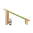 thumbnail image 4 of LOVEVER Fun Panda Stair Climbing Toy Playful Roller Coaster Toy Slide Stairs, 4 of 9