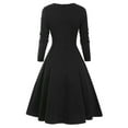 Kwasome Maxi Dresses For Women 2024 Ladies Svintage Casual Plaid Print Dress Waist Contrast