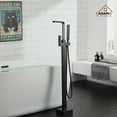 thumbnail image 6 of CASAINC 1-Handle Freestanding Tub Faucet with Handheld Shower Head in Oil Rubbed Bronze, 6 of 8