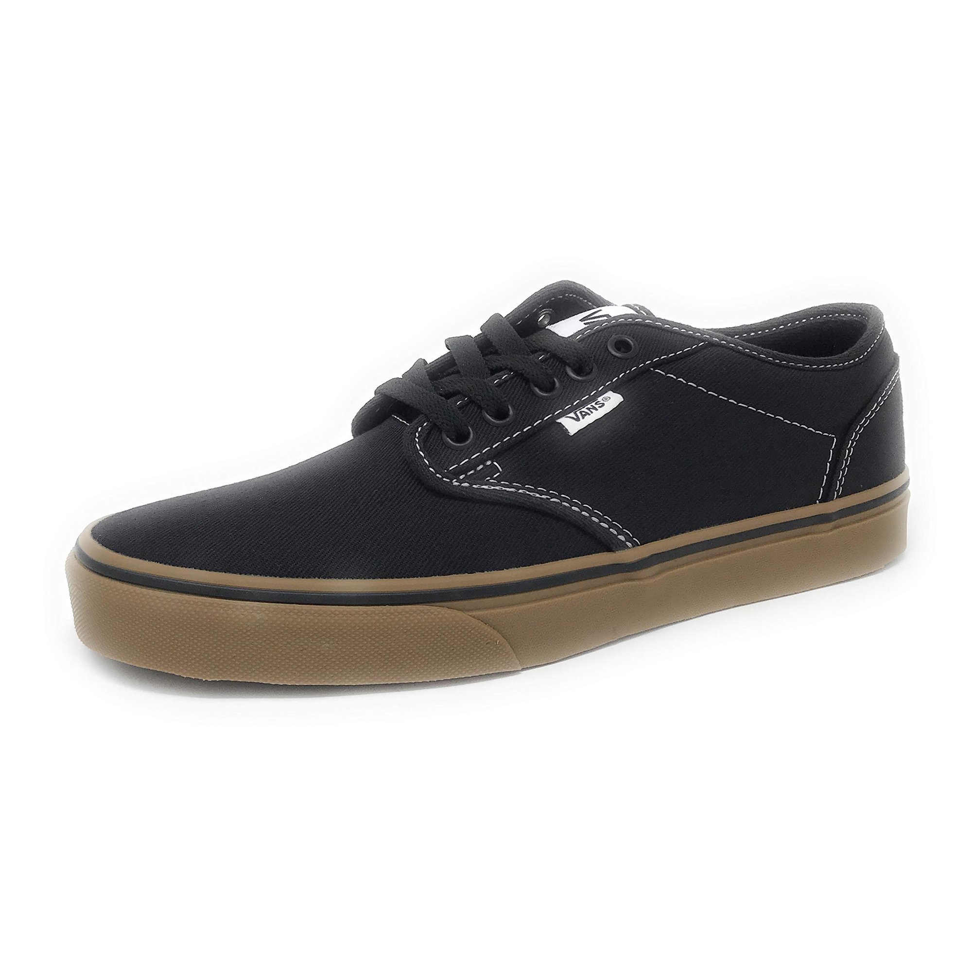 VANS Mens Atwood Canvas Skate Shoes - Size: 8.5, Black/gum | Walmart