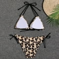thumbnail image 4 of Abomasnow Triangle Bikini Sets for Women Sexy Halter Tie Side High Cut Thong Swimsuits Two Piece Bathing Suits Cheeky Swimwear Swim Suits for Women 2024, 4 of 4