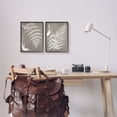 thumbnail image 2 of Stupell Industries Detailed Fern Plant White Botanical Herb Roots Graphic Art Black Framed Art Print Wall Art, Set of 2, Design by Graffitee Studios, 2 of 5