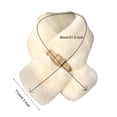 thumbnail image 3 of Aoochasliy Winter Scarfs Women Winter Faux Villus Scarf Outerwear Lady Scarf Warm Bib, 3 of 3
