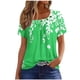 thumbnail image 2 of Fiudx Ofertas de La Semana Camiseta Plisada de Manga Corta para Mujer, 2 of 4