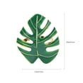 thumbnail image 2 of OUNONA Set of 4 Metal Napkin Holders with Green Leaf Pattern, Decorative Table Accessories for Home, Parties, and Social Gatherings, 2 of 6