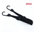 thumbnail image 3 of Cuerdas multifuncionales de motocicleta Casco Elástico Cuerda de equipaje Black Vendaje Falta Cinta con 2 ganchos Estabilidad Nylon 2 piezas seitruly VI012689-00, 3 of 7