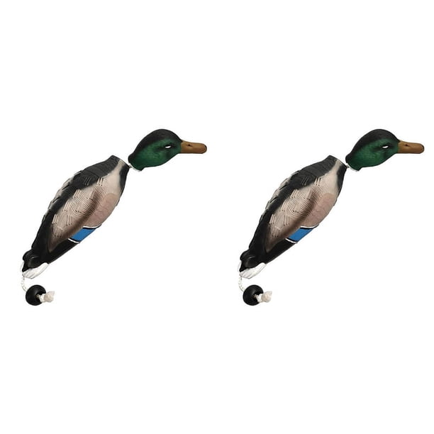 2X Parachoques Simulado de Pato Que Imita el Juguete Parachoques de Pato Muerto para Entrenar Cachorros o Perros de Caza Adultos