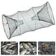 thumbnail image 4 of Red De Trampa De Malla Fundida De Cebo Plegable, 31.5 "X 15.7" Red De Cebo De Trampa De Cangrejo Jaula De Trampa De Cebo De Pesca Red Plegada Accesorios De Pesca Para Cangrejo,, 4 of 7