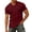 Wine_010, variant on V Neck T Shirts for Men Casual Fashion Short Sleeve T-Shirt Summer Lightweight Breathable Classic Fit Beach T-Shirts with Pocket Orange 2XL