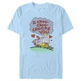 thumbnail image 2 of Men's The Simpsons I Choo-Choo-Choose You  Graphic Tee Light Blue Medium, 2 of 4