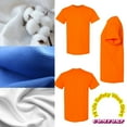 thumbnail image 3 of Gildan High Visibility Unisex Safety T-Shirt 100% Cotton Hi Vis Construction Work Shirts (Safety Orange 4 Pack, L), 3 of 9
