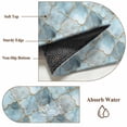 thumbnail image 6 of 8'x10' Area Rugs, Teal Morocco Indoor Outdoor Area Rug for Living Room Bedroom, Modern Abstract Art Contemporary Geometric Washable Bathroom Rugs Kitchen Floor Carpet Mats Home Decor Aesthetic, 6 of 8