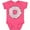 Retro Heather Pink, variant on Inktastic Pink Donut, Donut Frosting, Donut Icing, Glaze Boys or Girls Baby Bodysuit