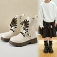 thumbnail image 5 of Tkrady Kids Boots Autumn Winter New Glitter Soft Soled Durable Fashion Girls Ankle Boots, Sizes 4-12 Years, 5 of 6
