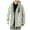Khaki, variant on Wyobmus Mens Hooded Cargo Jackets Solid Color Loose Outerwear With Multi Pocket Black