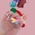 thumbnail image 1 of HEALEEP 10Pcs Transparent Acrylic Nail Art and Makeup Mixing Palette for Color Blending, 1 of 7