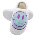 thumbnail image 4 of Smiley Face Slippers for Women Men, Anti-Slip Soft Plush Comfy Indoor Slippers, US 5-6 (37-38), 4 of 6