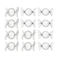 thumbnail image 4 of KLKCMS 12 Pieces Candy Shaped Jewelry Box Clear Beads Storage Containers for Travel, 4 of 9