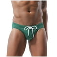 thumbnail image 2 of Mens Swimming Trunks Short - Low Waist High Vent Underpants for Men, 2 of 3