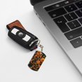thumbnail image 6 of Goofa Daisies Printed Rectangular Metal Keychain Bag Charm Floral Charm for Purse Keys Metal Keyring Gift for Women Accessories, 6 of 7