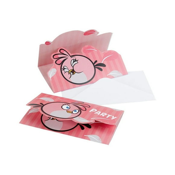 Angry Birds Invitations (Forfait de 6)