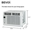thumbnail image 4 of Bevoi BEV05WiNMiD 5,000 BTU Window Air Conditioner with Remote 115V 15A in White, 4 of 6