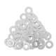 thumbnail image 2 of Arandelas planas de acero inoxidable de 50 piezas para pernos y tornillos Arandela plana redonda de metal Junta de hardware resistente para uso industrial de construcción, 2 of 8