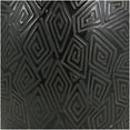 thumbnail image 4 of DecMode 19" Black Ceramic Vase with Geometric Etchings, 4 of 11