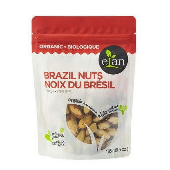 Elan Raw Organic Brazil Nuts 6.5 oz
