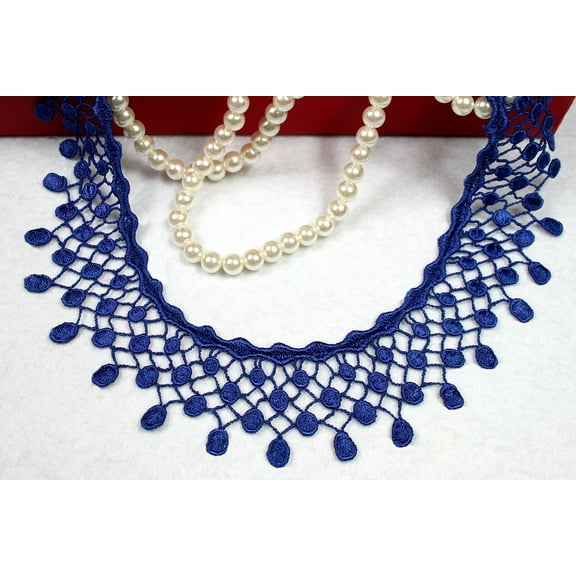 New Red Pink Lilac White Black Ivory Blue Gold Venice Lace Trim Guipure By Yard