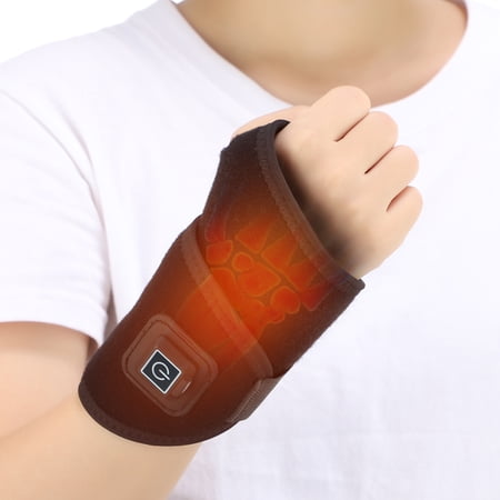 Flaremore Wrist Heating Pad Wrap Heating Pad for Wrist,Heated Wrist Brace Hand Warmer Unisex,Blue One size fits all