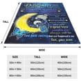 thumbnail image 2 of LHSHID to My Daughter from Mom Soft Warm Throw Blanket Lightweight Flannel Fleece Bed Blanket Gift for Girls Boys Men Women Chair Couch, 2 of 6