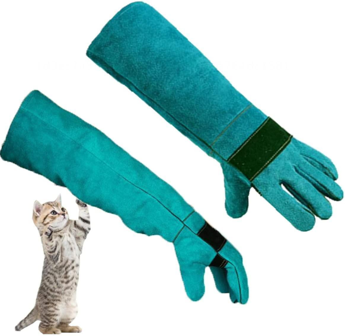 bangyoudaoo Animal Handling Gloves Pet Handle Dog Bite Gloves for