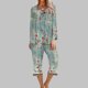 thumbnail image 1 of Puntoco Conjunto de pijama cómodo de dos piezas con cuello redondo y manga larga para mujer Puntoco Puntoco-3715, 1 of 5