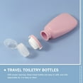 thumbnail image 2 of Homoyoyo Silicone Travel Bottles  3Pcs Refillable Leak-Proof Assorted Colors for Toiletries, 2 of 6